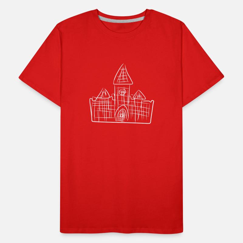 schloss mauern Männer Premium Bio T-Shirt
