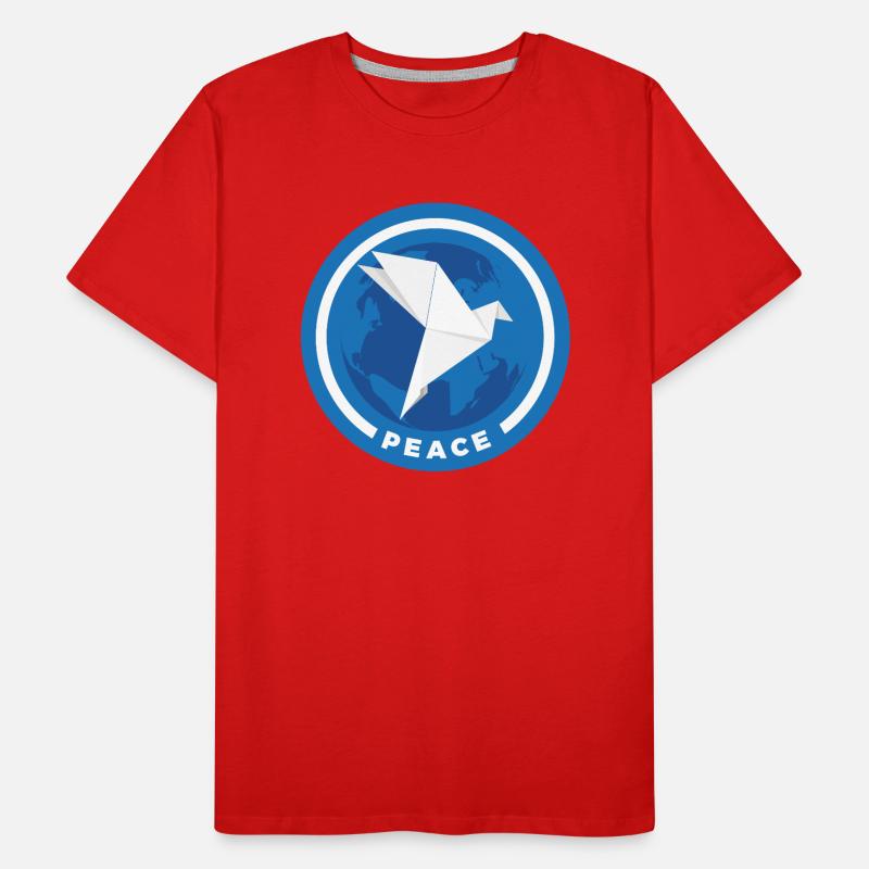 Peace Männer Premium Bio T-Shirt