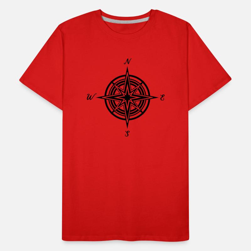 Compass Men's Premium Organic T-Shirt