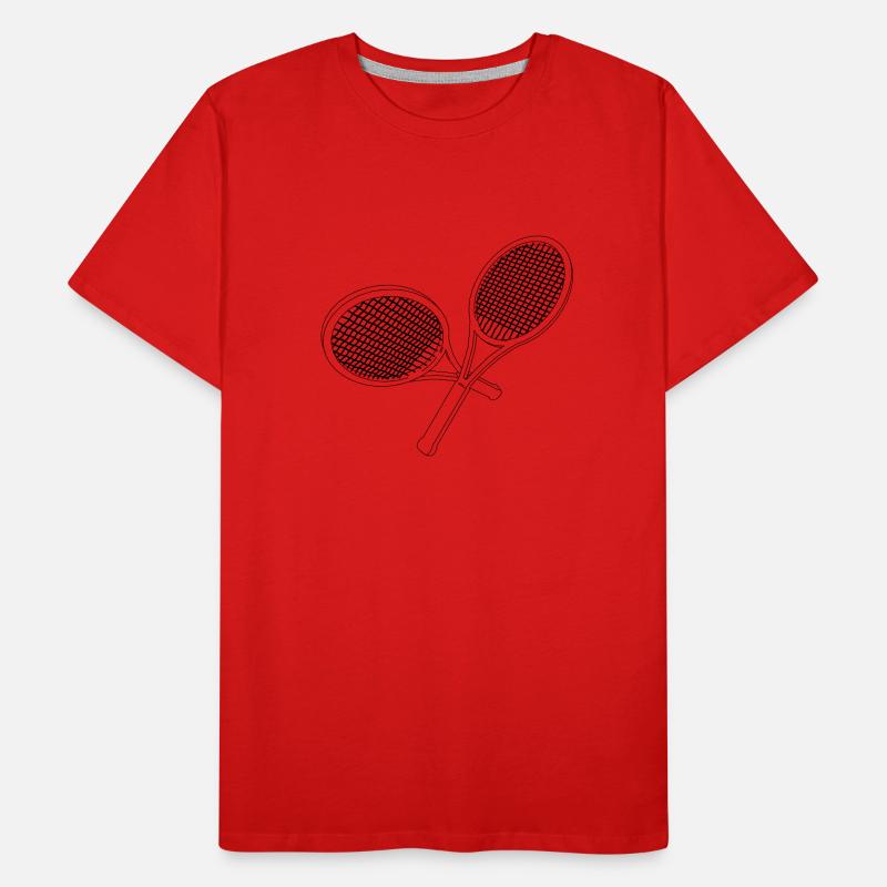 Raquette T-shirt bio Premium Homme