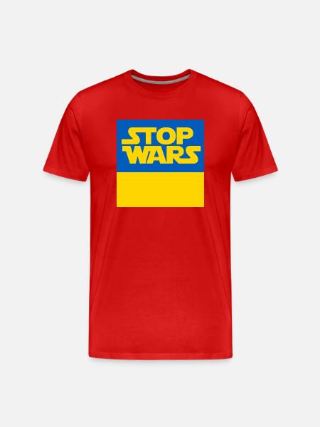 Ukraine - T-shirt bio Premium Homme - rouge