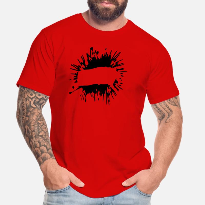 Insert text blobs Men's Premium Organic T-Shirt
