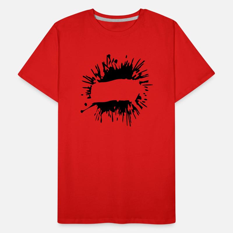 Insert text blobs Men's Premium Organic T-Shirt