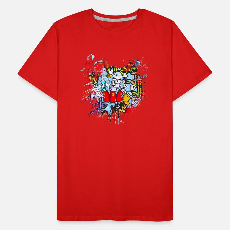 Graffitti T-shirt bio Premium Homme