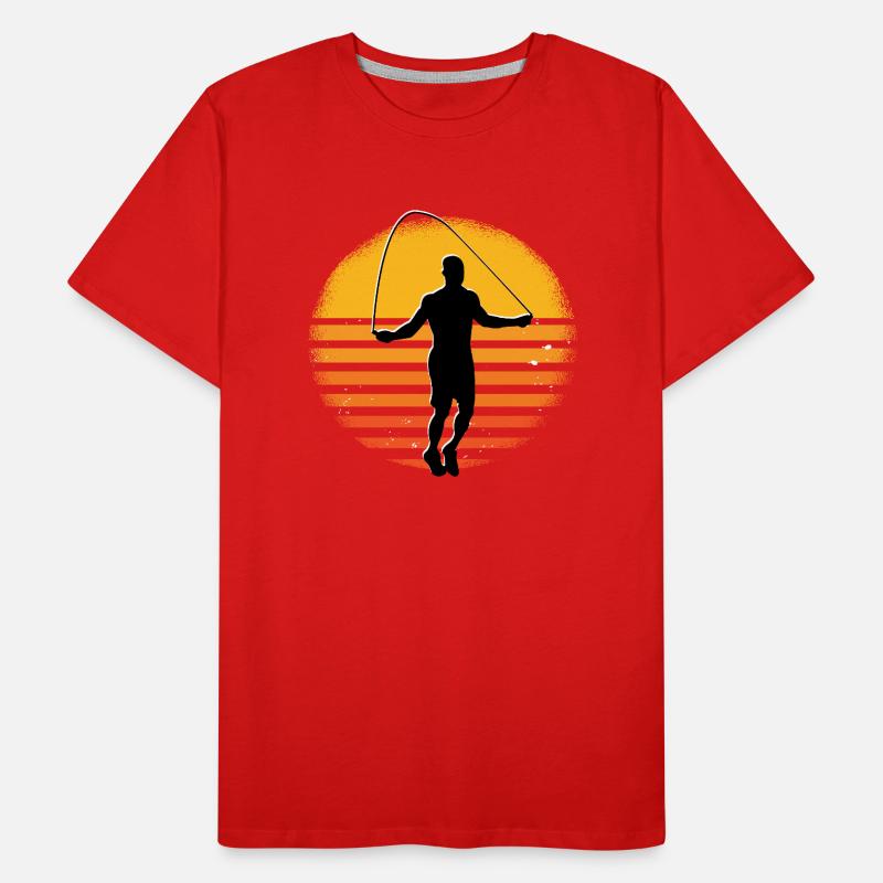 Cavalier à la corde T-shirt bio Premium Homme