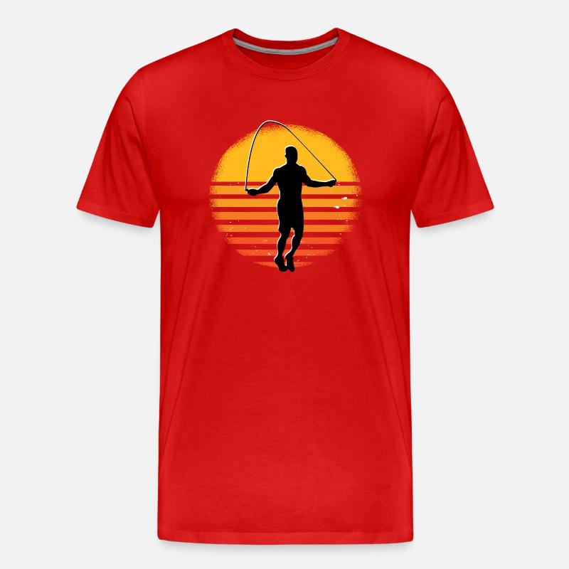 Rope jumper - Männer Premium Bio T-Shirt - Rot