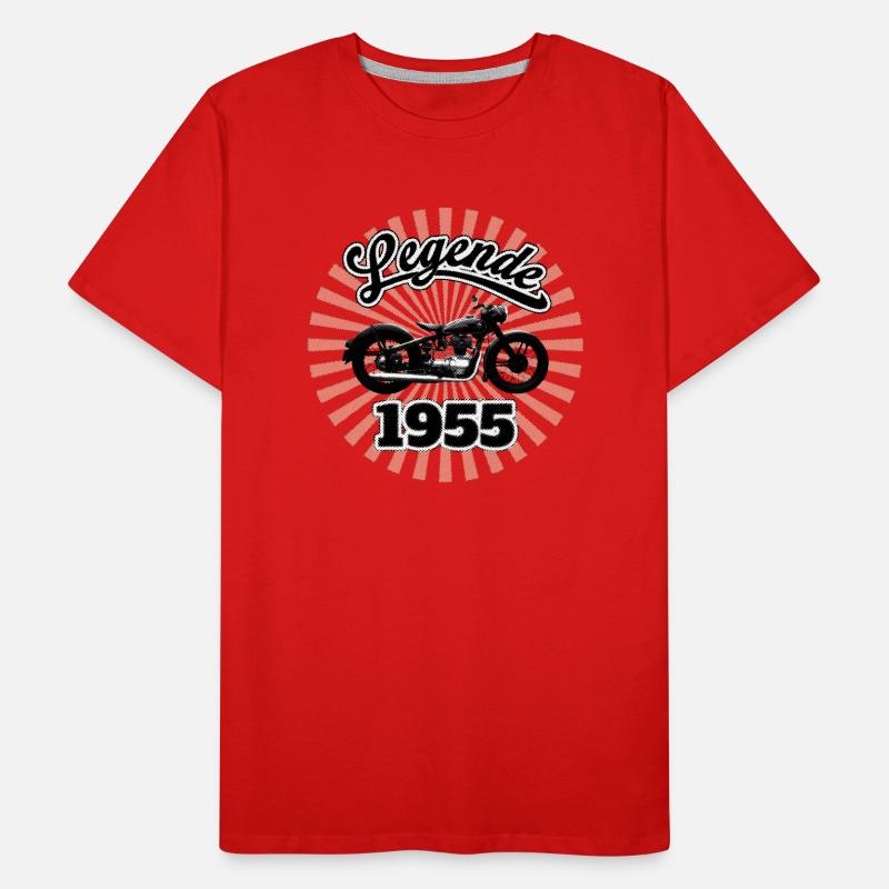 Motorcycle Legend 1955 GDR Men's Premium Organic T-Shirt