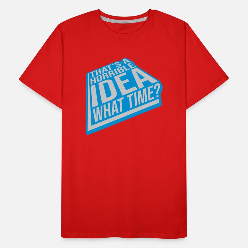 C’est une idée horrible T-shirt bio Premium Homme