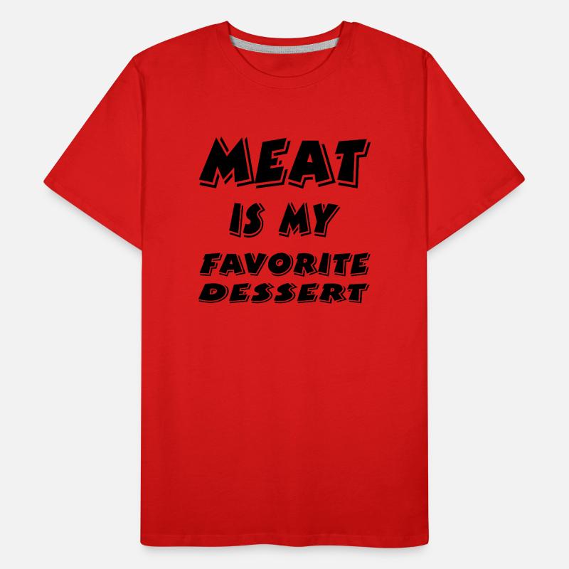Fleisch Männer Premium Bio T-Shirt