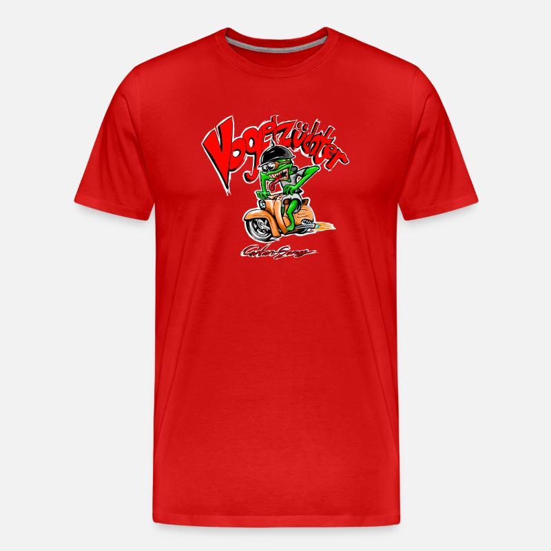 Schwalbe - Männer Premium Bio T-Shirt - Rot
