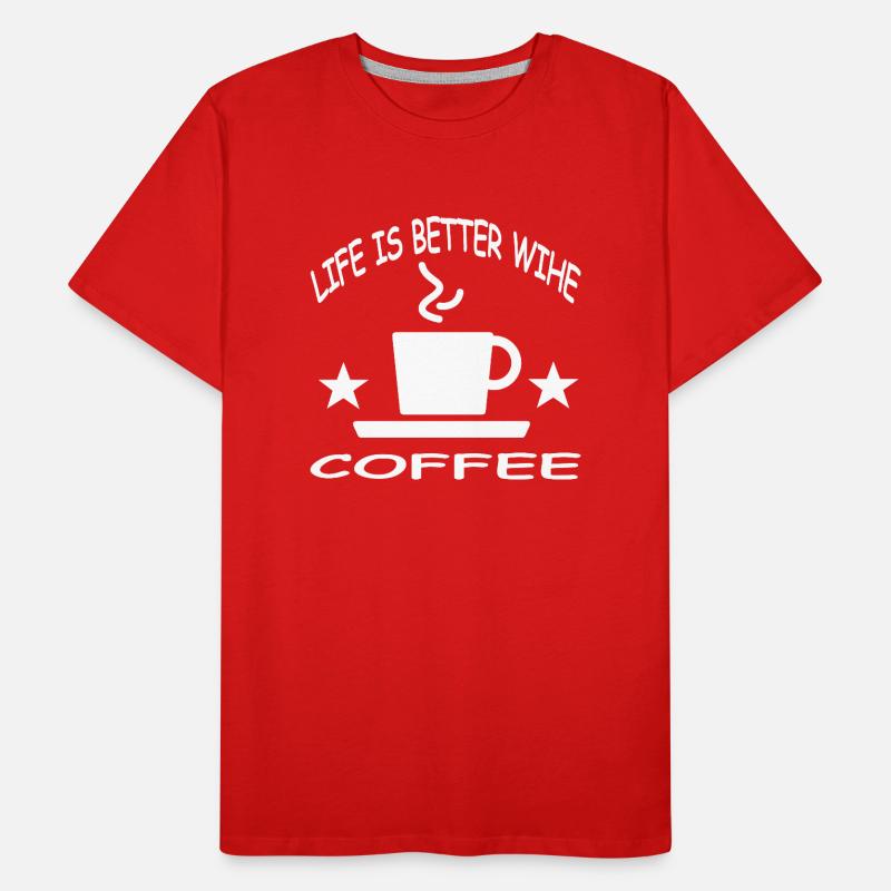 Coffee Men's Premium Organic T-Shirt