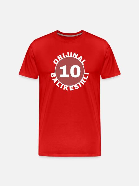 Balıkesir - Männer Premium Bio T-Shirt - Rot