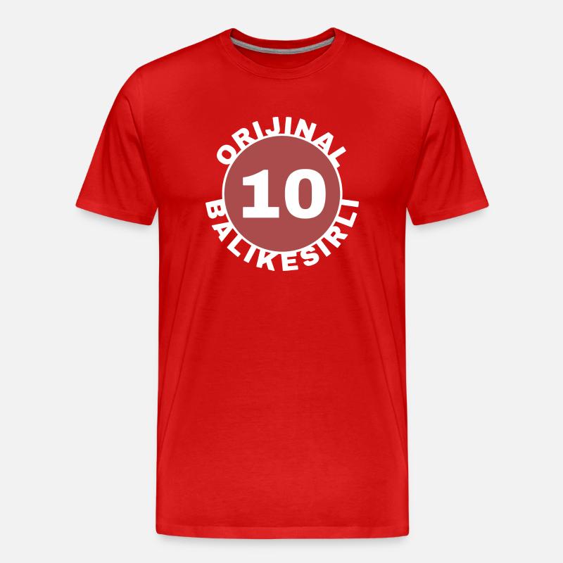 Balıkesir - Männer Premium Bio T-Shirt - Rot