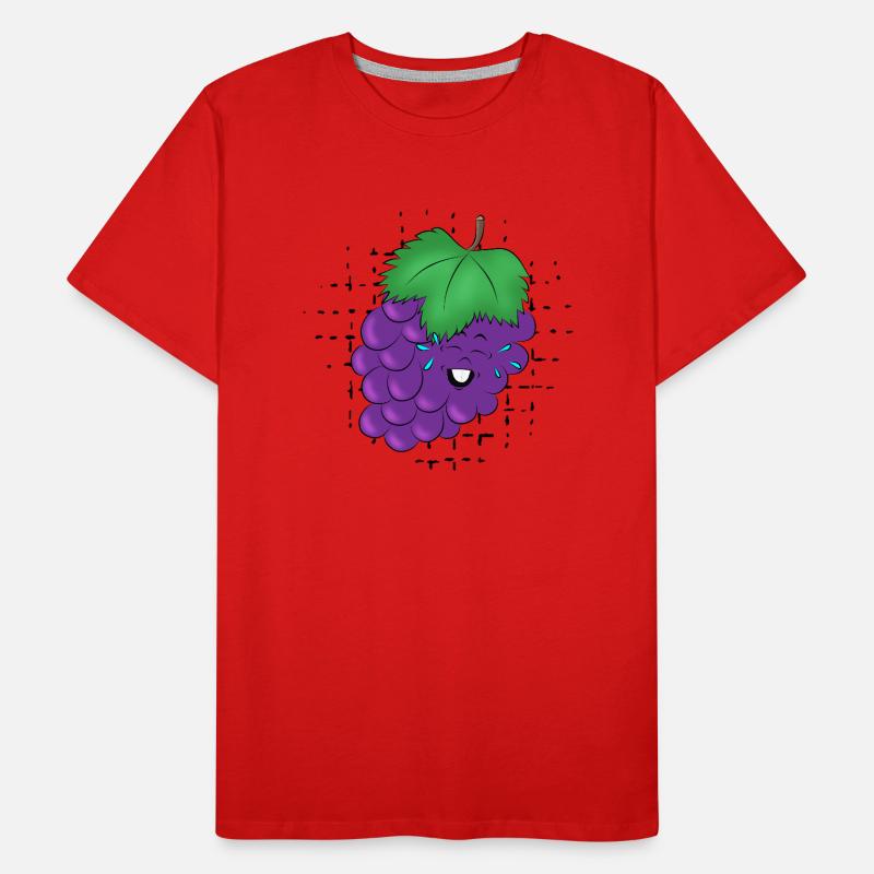 Having fun with Grape Men's Premium Organic T-Shirt