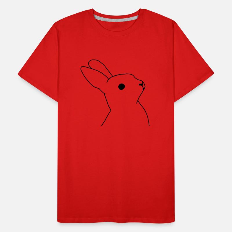 Rabbit Men's Premium Organic T-Shirt