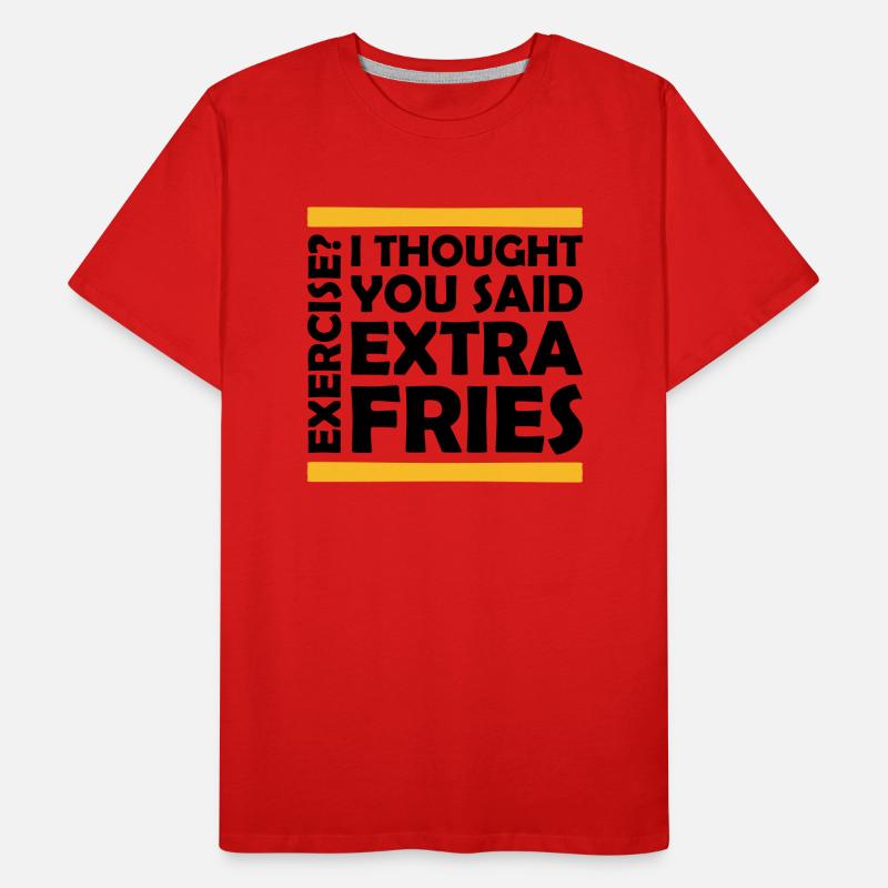 Exercice Extra Fries Citation T-shirt bio Premium Homme