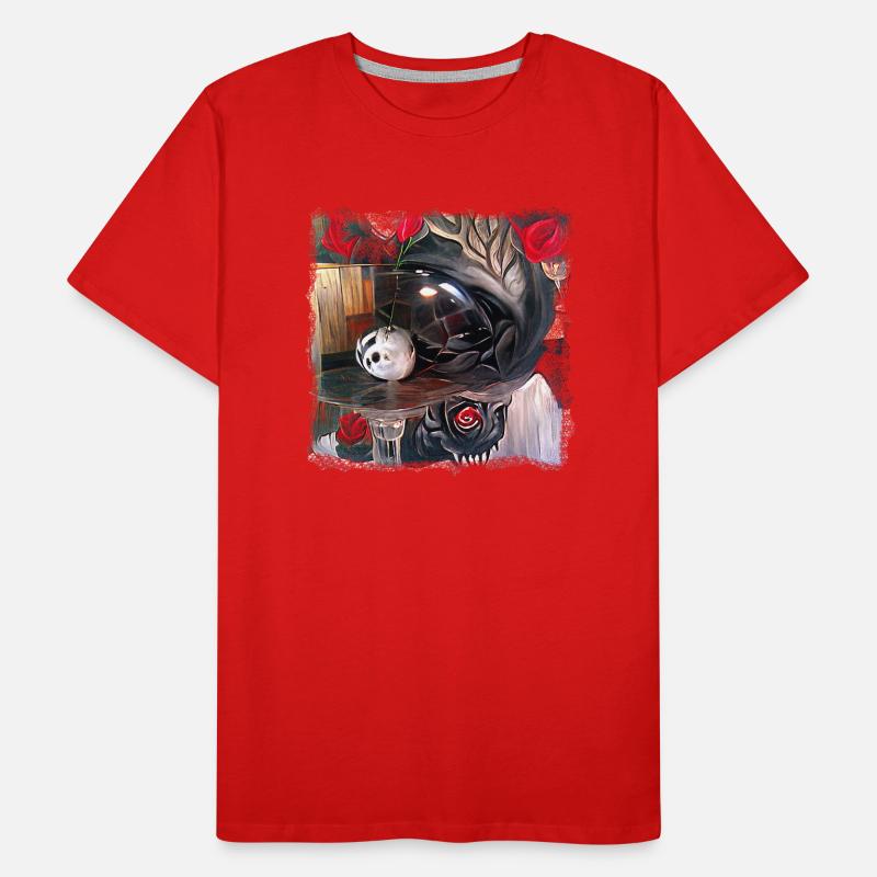 Dämonisches Tischritual Männer Premium Bio T-Shirt