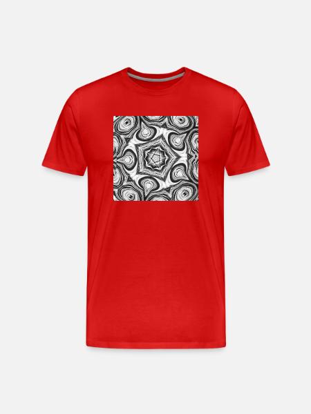 Collection Mandala - Men's Premium Organic T-Shirt - red