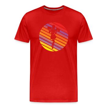 Cheerleader Cheerleading Gift Cheerleader - Men's Premium Organic T-Shirt - red - Front - Damien (186cm)
