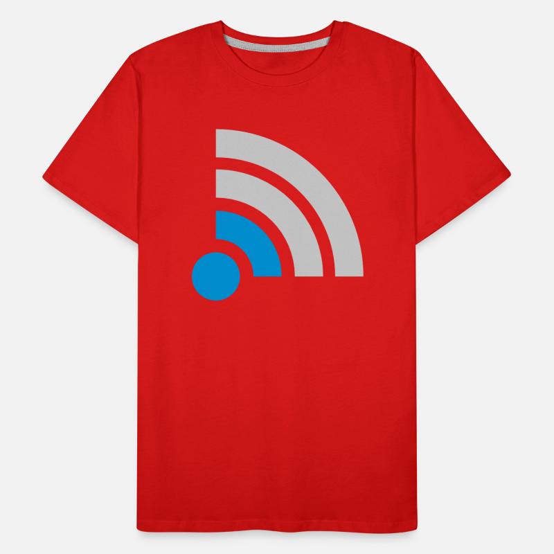 Icon Connection problems no Wifi Men's Premium Organic T-Shirt