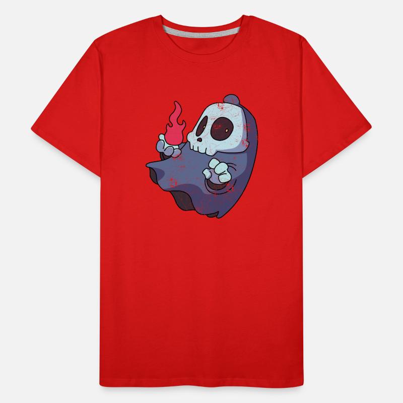 FLYING GHOST SKULL COMIC MOTIFS CADEAU T-shirt bio Premium Homme