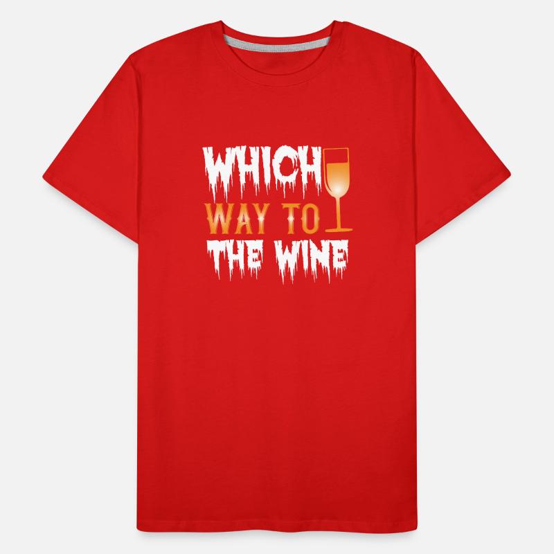 Quel chemin vers le vin T-shirt bio Premium Homme