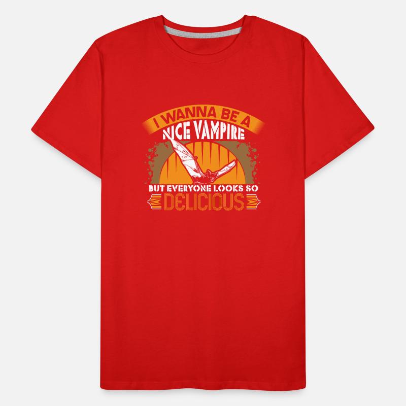 Halloween Vampire Count Dicton T-shirt bio Premium Homme
