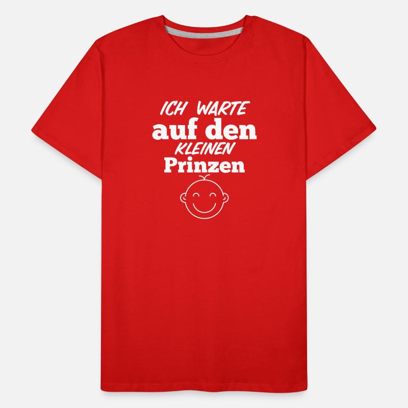 werdende Mutter Männer Premium Bio T-Shirt