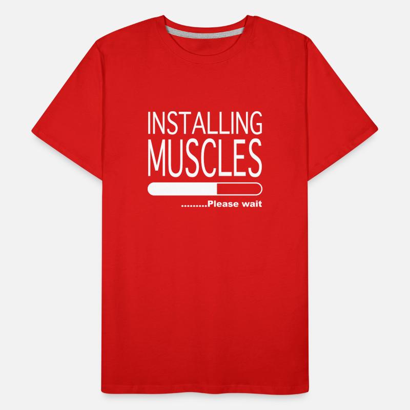 Installing Muscles please wait... Men's Premium Organic T-Shirt