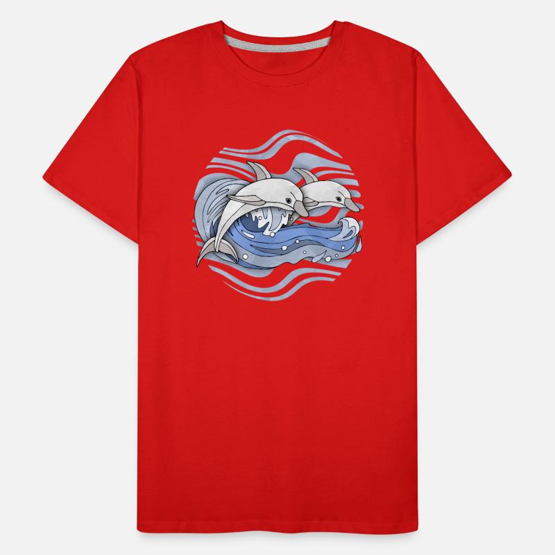 Dolphins Men's Premium Organic T-Shirt