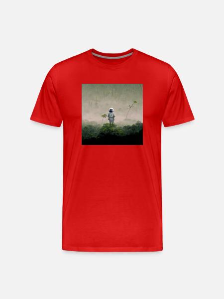 Lonely Voyager 063 - Männer Premium Bio T-Shirt - Rot