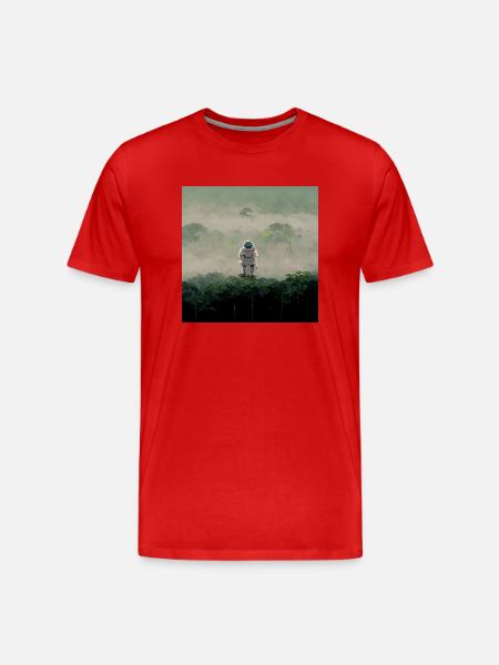 Lonely Voyager 076 - Männer Premium Bio T-Shirt - Rot