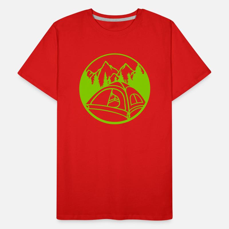 County Mountains Camping Forest Men's Premium Organic T-Shirt