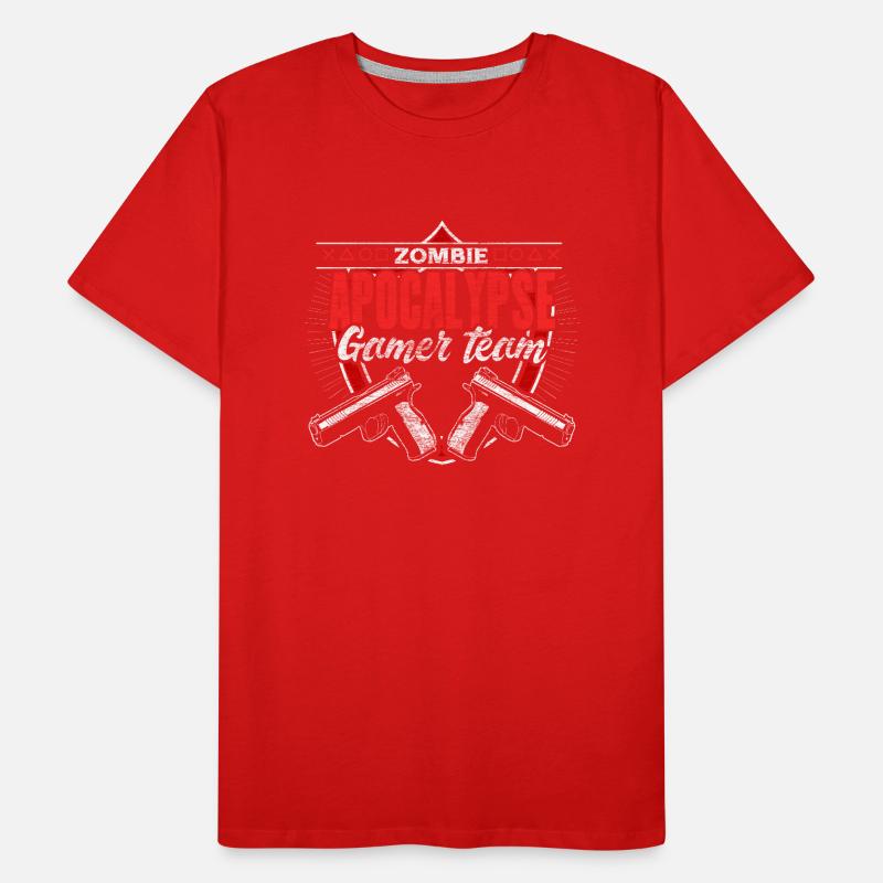 Zombie Apokalypse Survival Geschenkidee Männer Premium Bio T-Shirt