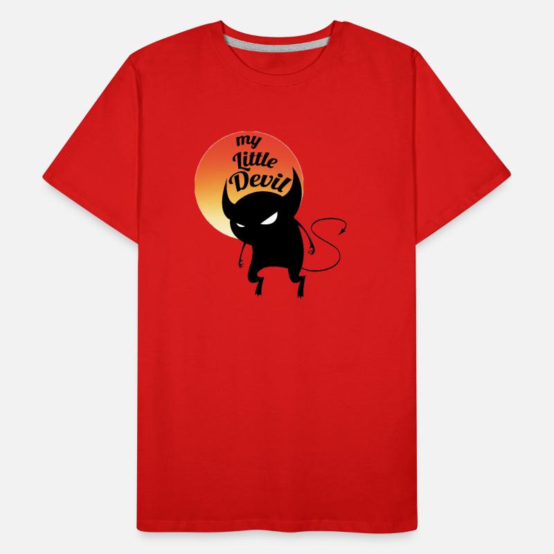 my little devil!! Men's Premium Organic T-Shirt