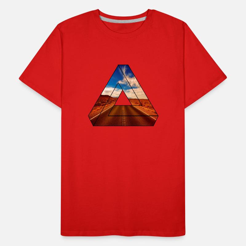 Triangle du désert T-shirt bio Premium Homme