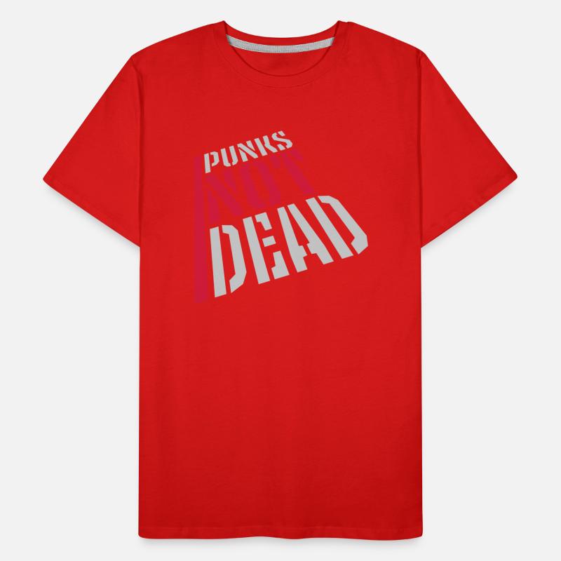 punks pas mort citation T-shirt bio Premium Homme