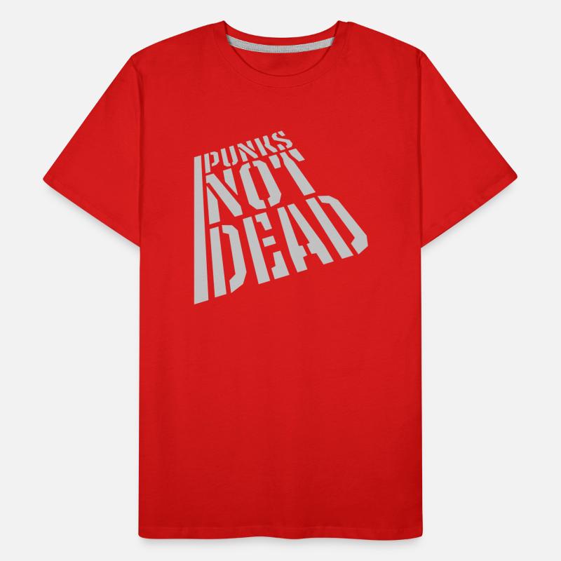 punks pas mort citation T-shirt bio Premium Homme
