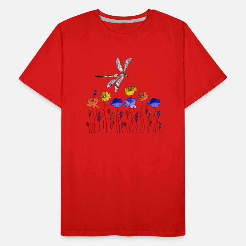 Libelle Männer Premium Bio T-Shirt