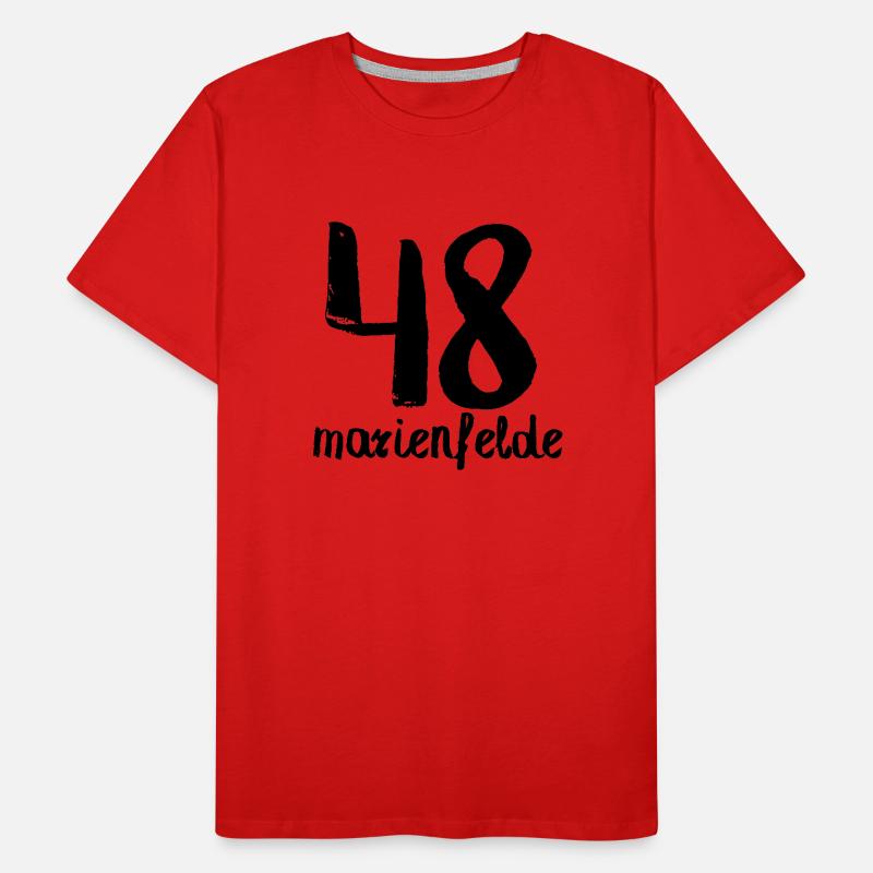48 marienfelde black Männer Premium Bio T-Shirt