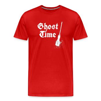 Ghost - Männer Premium Bio T-Shirt - Rot - Vorne - Damien (186cm)