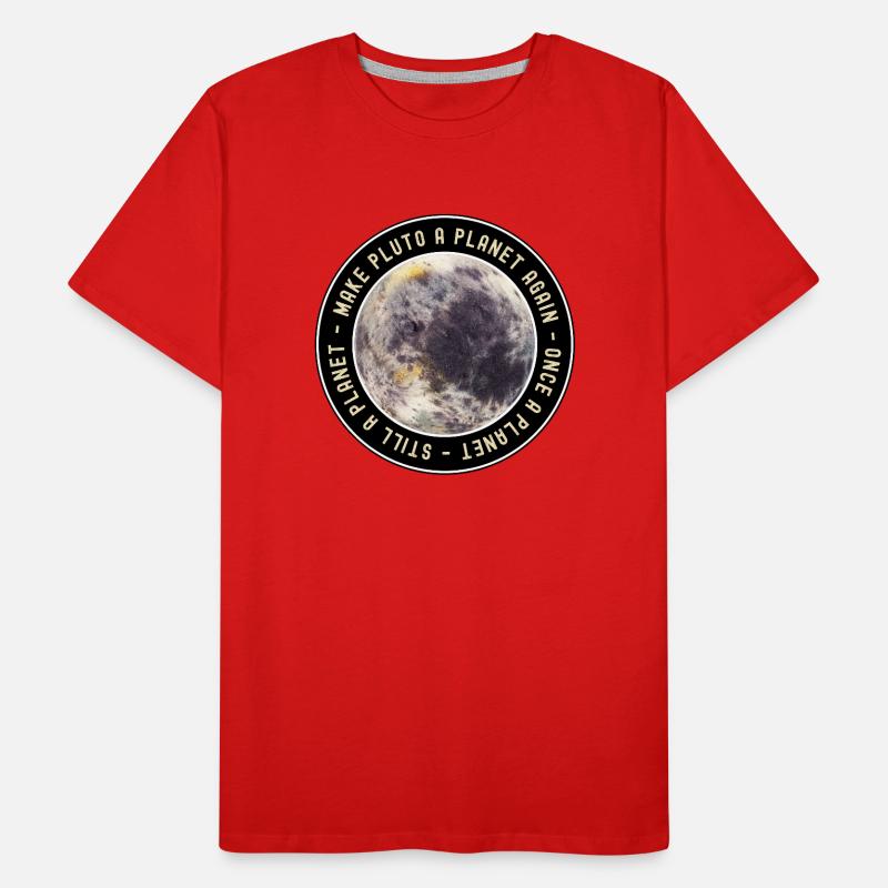 Pluto never forget 1930 -2006 Men's Premium Organic T-Shirt