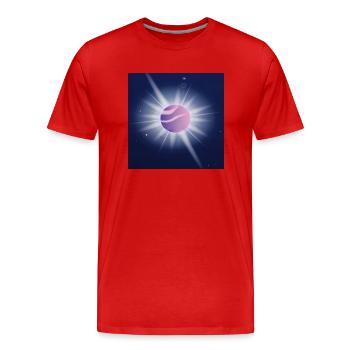 Jupiter - T-shirt bio Premium Homme - rouge - Devant - Damien (186cm)