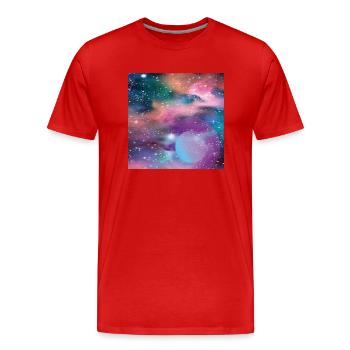 Mercure - T-shirt bio Premium Homme - rouge - Devant - Damien (186cm)