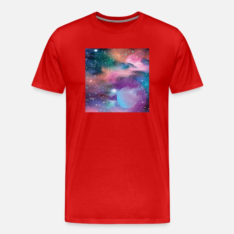 Mercury - Männer Premium Bio T-Shirt - Rot