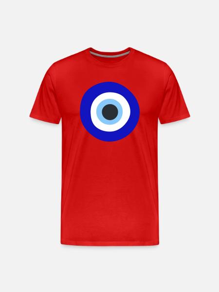 Eye - Men's Premium Organic T-Shirt - red