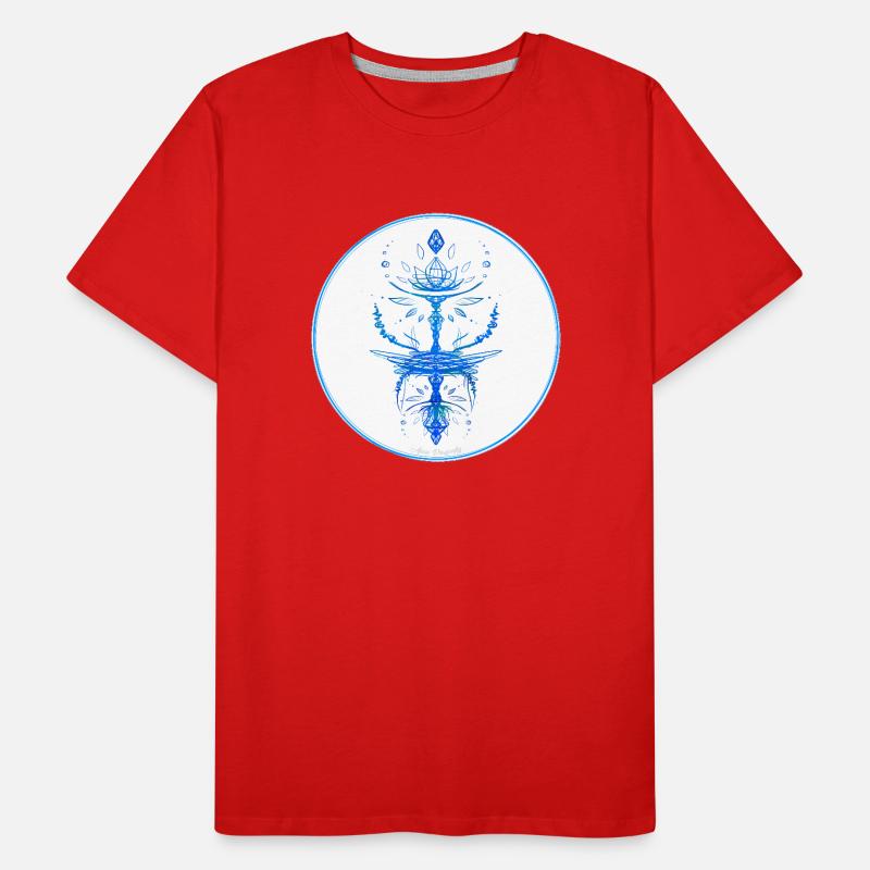 Mystique Collection ~ hellblau ~ n°3 Männer Premium Bio T-Shirt
