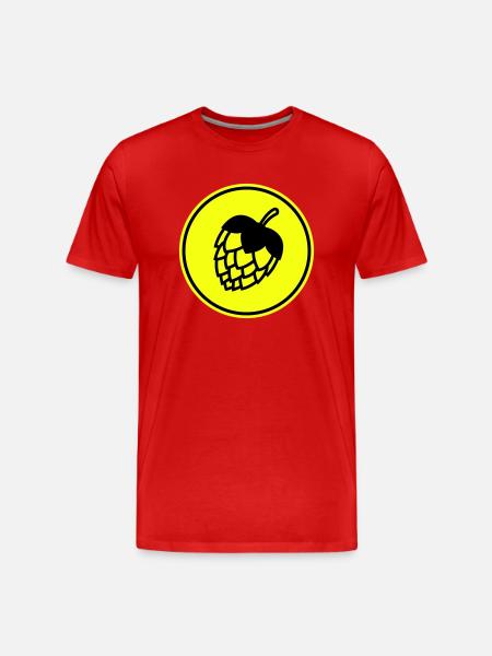 Tap beer icon - Men's Premium Organic T-Shirt - red