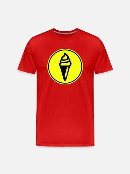 Ice Icon Icon - Men's Premium Organic T-Shirt - red