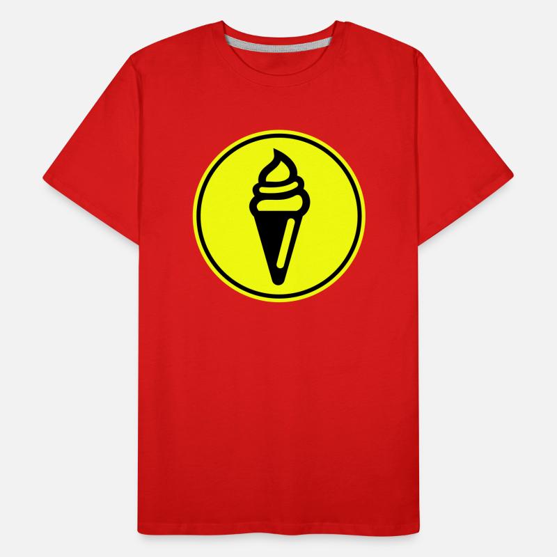 Icône d’icône de glace T-shirt bio Premium Homme